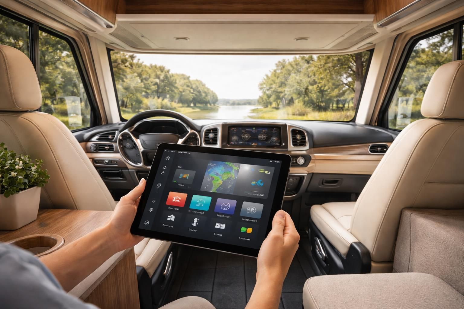 découvrez comment une tablette tactile peut servir de remplacement pratique et efficace à l’écran multimédia dans un camping-car, pour une expérience connectée améliorée en voyage.